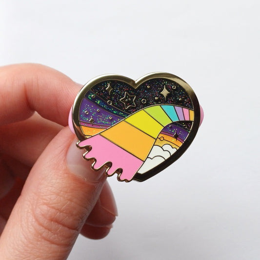 Rainbow Road | Enamel Pin