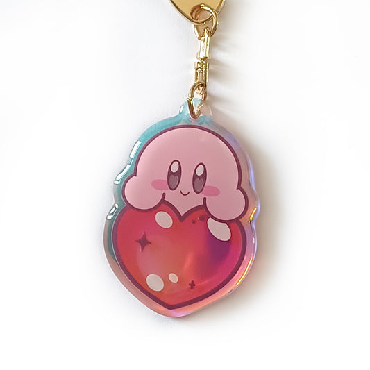 Kirb Heart | Keychain