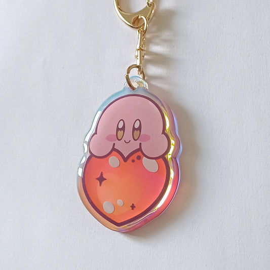 Kirb Heart | Keychain