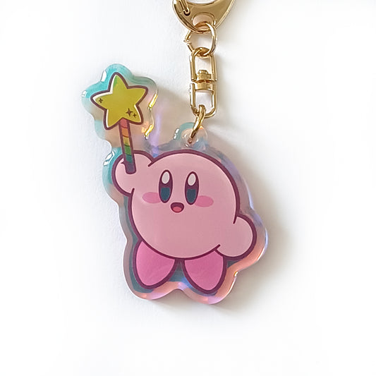 Kirb with Star Rod | Keychain