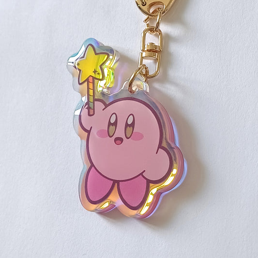 Kirb with Star Rod | Keychain