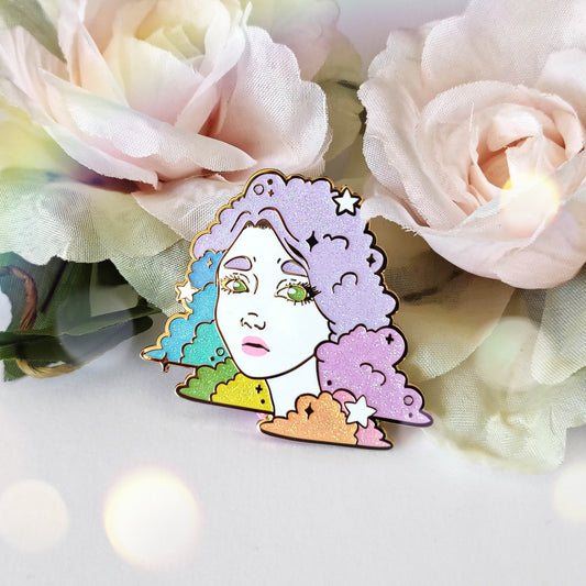 Head in the Clouds V.3 | Enamel Pin